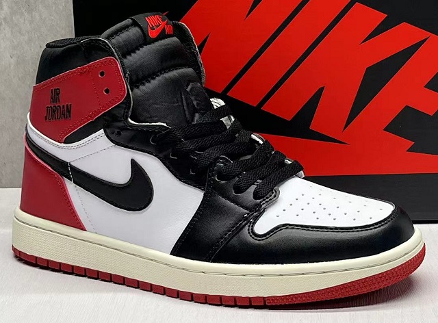 Women Jordan Shoes 1 Grade AAA 2024 Black Toe - Click Image to Close